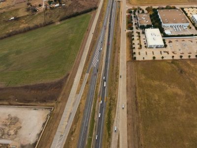 I-35W between Eagle Pkwy. and Alliance Blvd. looking south