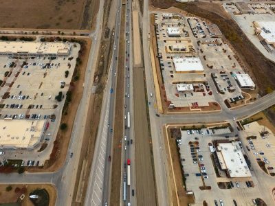 I-35W between Heritage Trace Pkwy. and N Tarrant Pkwy. looking south