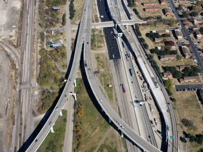 I-35W between I-30 and Spur 280 looking northbound