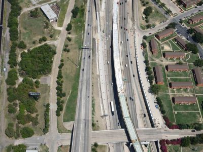 I-35W between I-30 and Spur 280 looking northbound