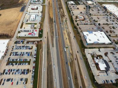 I-35W between N Tarrant Pkwy. and Heritage Trace Pkwy. looking north