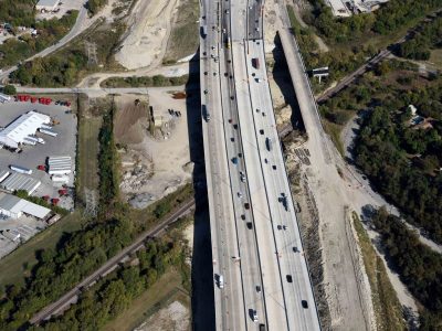 I-35W between Northside Dr. and 28th St. looking northbound