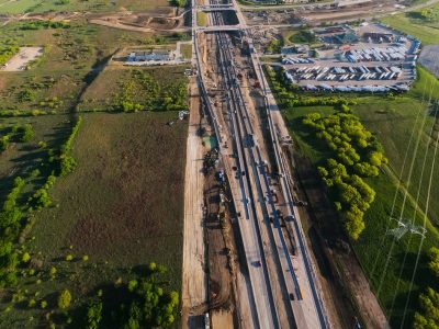 I-35W between SH 170 and Keller Hicks Rd. looking north