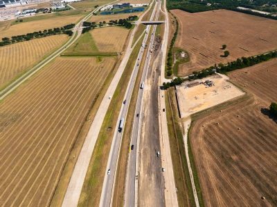 I-35W between Westport Pkwy. and Alliance Blvd. looking north