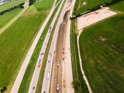 I-35W between Westport Pkwy. and Alliance Blvd. looking north