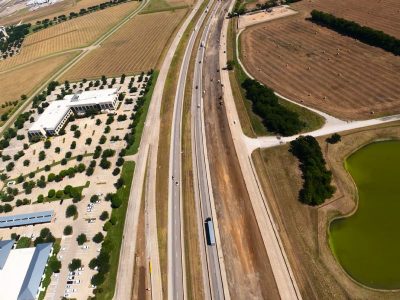 I-35W between Westport Pkwy. and Alliance Blvd. looking north