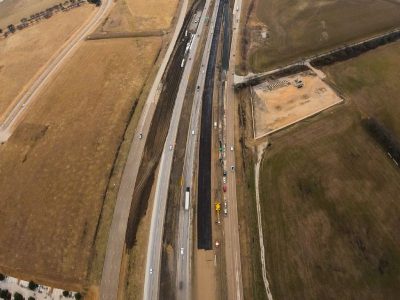 I-35W between Westport Pkwy. and Alliance Blvd. looking north
