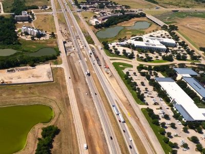 I-35W between Westport Pkwy. and Alliance Blvd. looking south