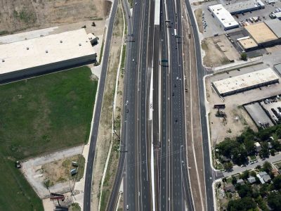I-35W just north of SH 121 looking southbound