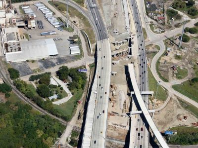 I-35W just north of Spur 280 looking northbound