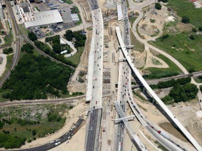 I-35W just north of Spur 280 looking northbound