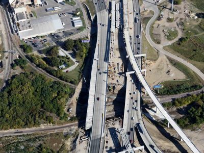 I-35W just north of Spur 280 looking northbound