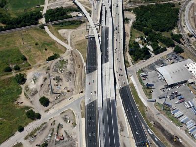 I-35W just north of Spur 280 looking southbound