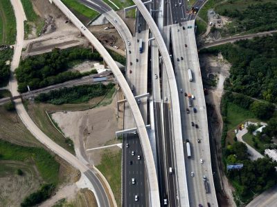I-35W just north of Spur 280 looking southbound