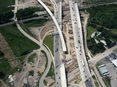 I-35W just north of Spur 280 looking southbound