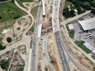 I-35W just north of Spur 280 looking southbound