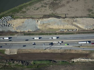 I-35W just north of the Trinity River