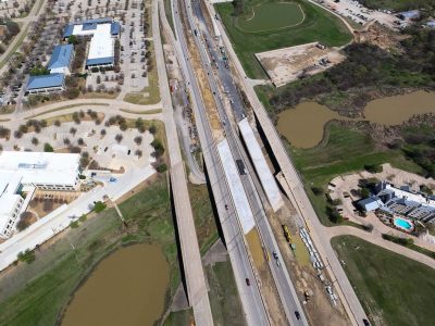 I-35W just north of Westport Pkwy. looking north