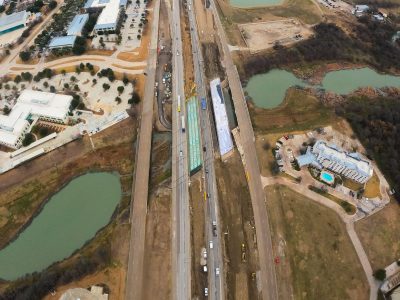 I-35W just north of Westport Pkwy. looking north