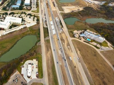 I-35W just north of Westport Pkwy. looking north