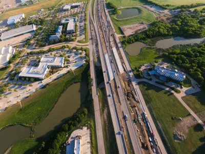 I-35W just north of Westport Pkwy. looking north