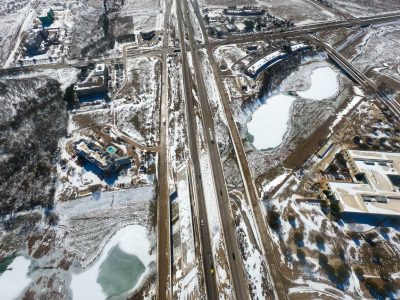 I-35W just north of Westport Pkwy. looking south
