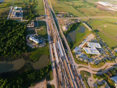 I-35W just north of Westport Pkwy. looking south