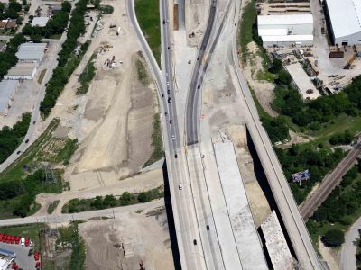 I-35W just south of 28th St. looking north