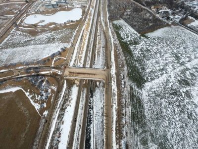 I-35W just south of Alliance Blvd. looking north