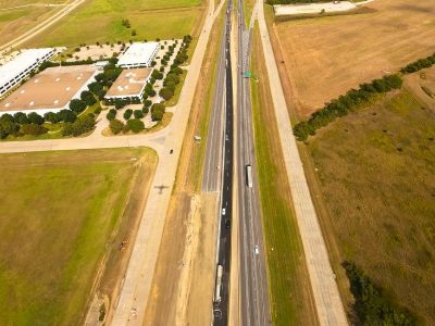 I-35W just south of Eagle Pkwy. looking north