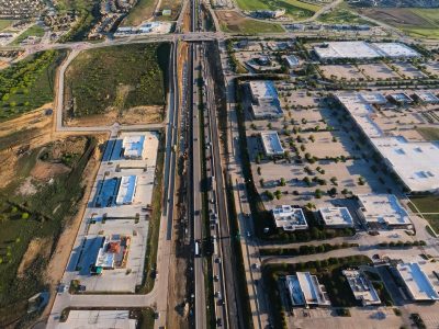 I-35W just south of Heritage Trace Pkwy. looking north