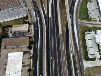 I-35W just south of I-820 looking northbound