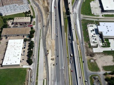 I-35W just south of I-820 looking northbound