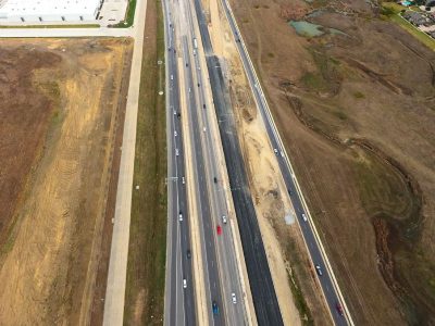 I-35W just south of N Tarrant Pkwy. looking north