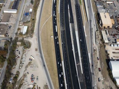 I-35W just south of NE 28th St. looking northbound