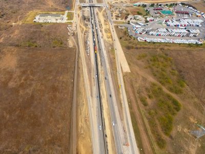 I-35W just south of SH 170 looking north