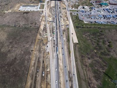 I-35W just south of SH 170 looking north