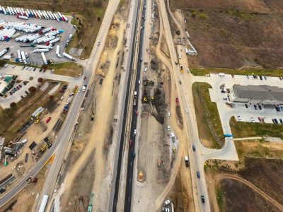 I-35W just south of SH 170 looking south