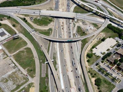 I-35W just south of Spur 280 looking northbound