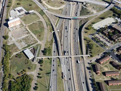 I-35W just south of Spur 280 looking northboun