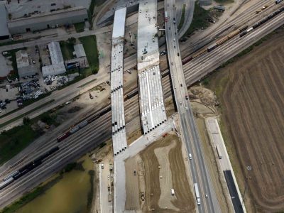 I-35W north of E Long Ave. looking southbound