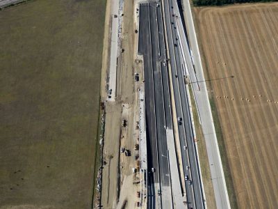 I-35W north of E Long Ave. looking southbound