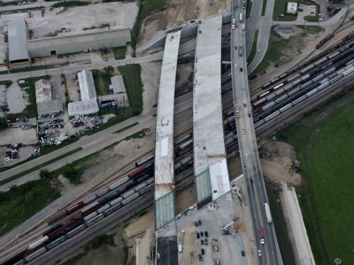 I-35W north of E Long Ave. looking southbound
