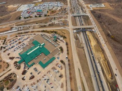 I-35W north of SH 170 looking south