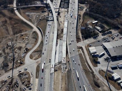 I-35W north of Spur 280 looking southbound