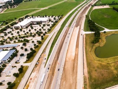I-35W north of Westport Pkwy. looking north