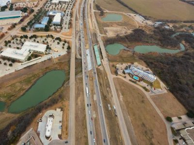 I-35W north of Westport Pkwy. looking north