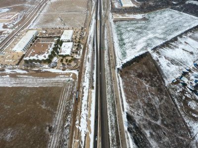 I-35W south of Eagle Pkwy. looking north