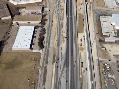 I-35W south of I-820 looking north
