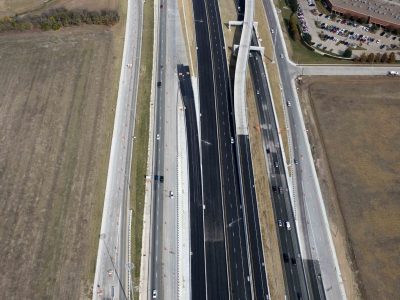 I-35W south of Meacham Blvd. looking northbound